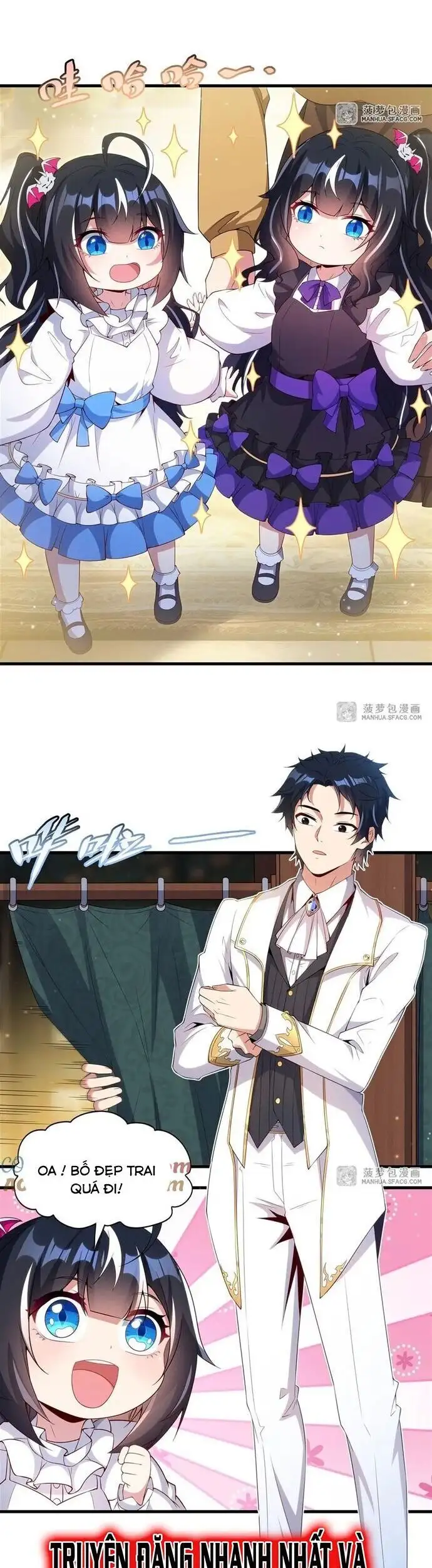 Truyện Tranh Im Miệng Đi Ác Long Ta Không Muốn Cùng Ngươi Trông Trẻ Đâu! trang 4