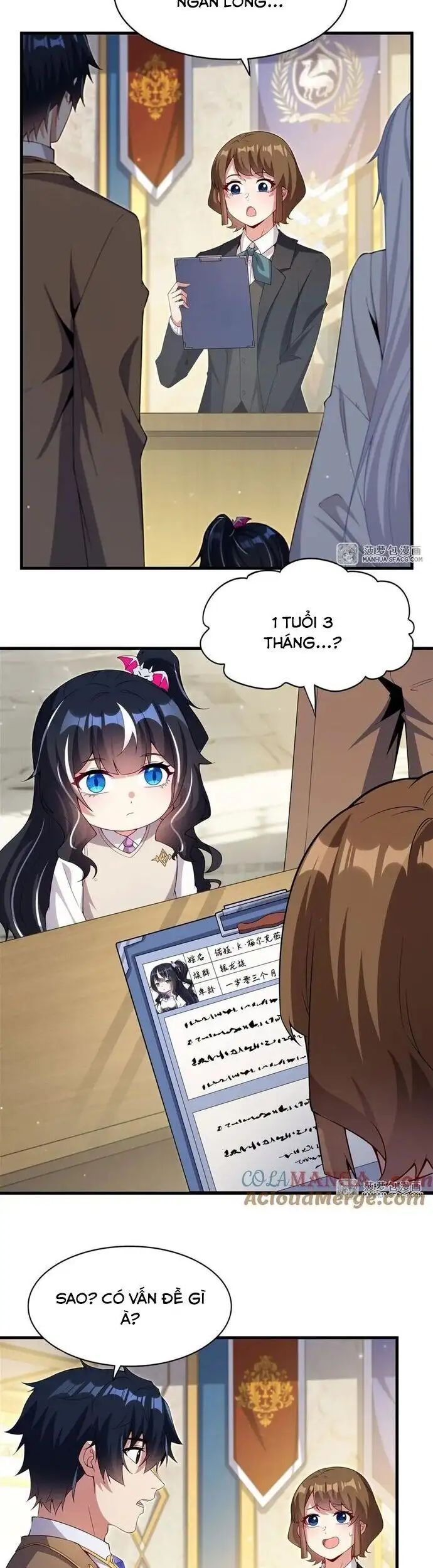 Truyện Tranh Im Miệng Đi Ác Long Ta Không Muốn Cùng Ngươi Trông Trẻ Đâu! trang 4