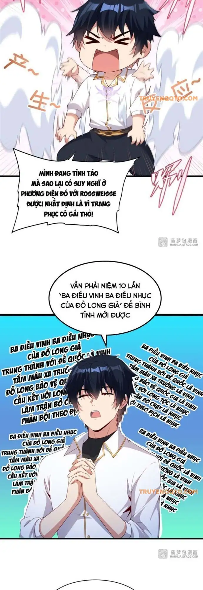 Truyện Tranh Im Miệng Đi Ác Long Ta Không Muốn Cùng Ngươi Trông Trẻ Đâu! trang 4