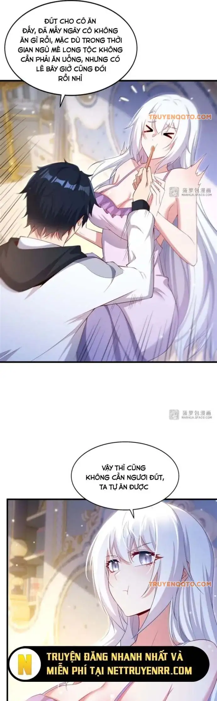 Truyện Tranh Im Miệng Đi Ác Long Ta Không Muốn Cùng Ngươi Trông Trẻ Đâu! trang 4