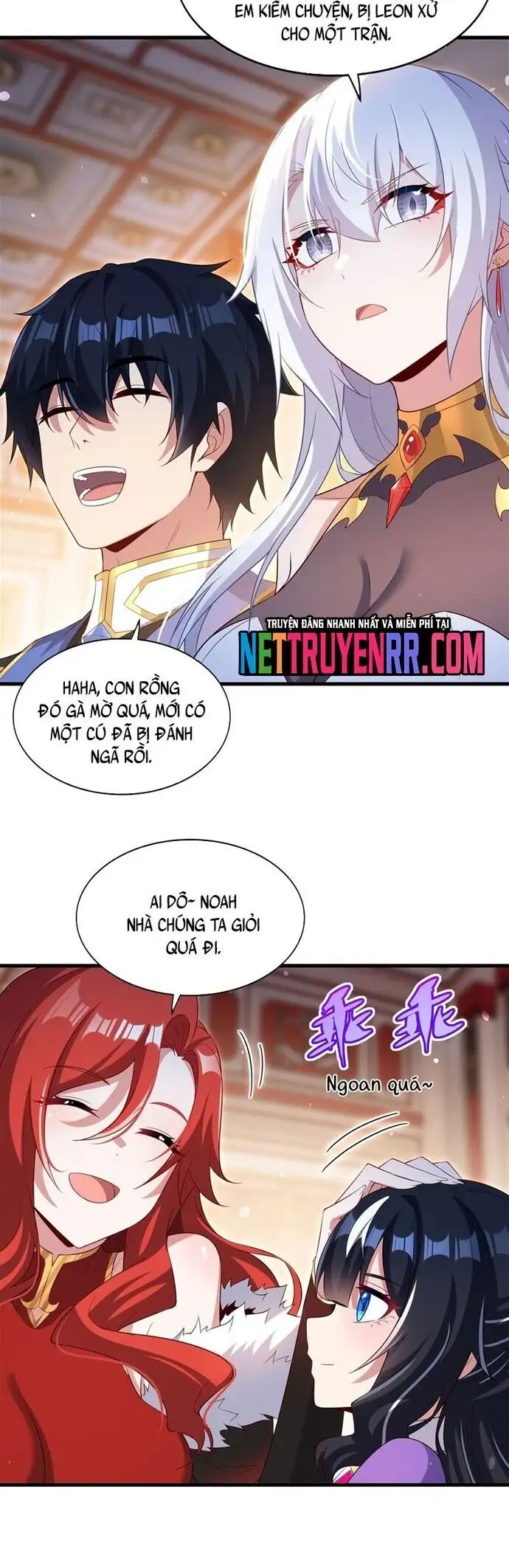 Truyện Tranh Im Miệng Đi Ác Long Ta Không Muốn Cùng Ngươi Trông Trẻ Đâu! trang 4