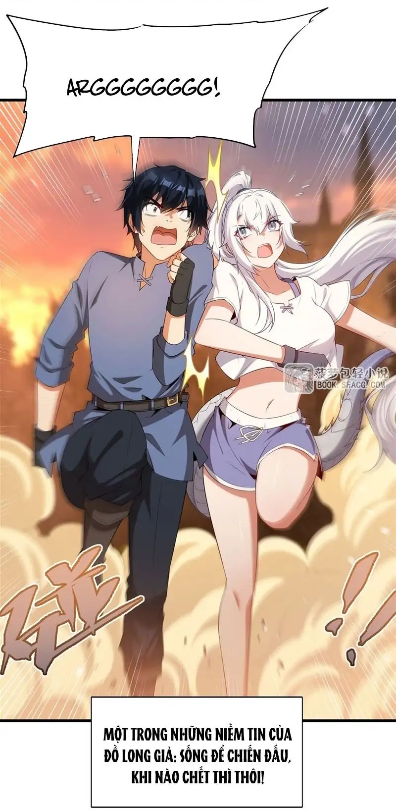 Truyện Tranh Im Miệng Đi Ác Long Ta Không Muốn Cùng Ngươi Trông Trẻ Đâu! trang 4