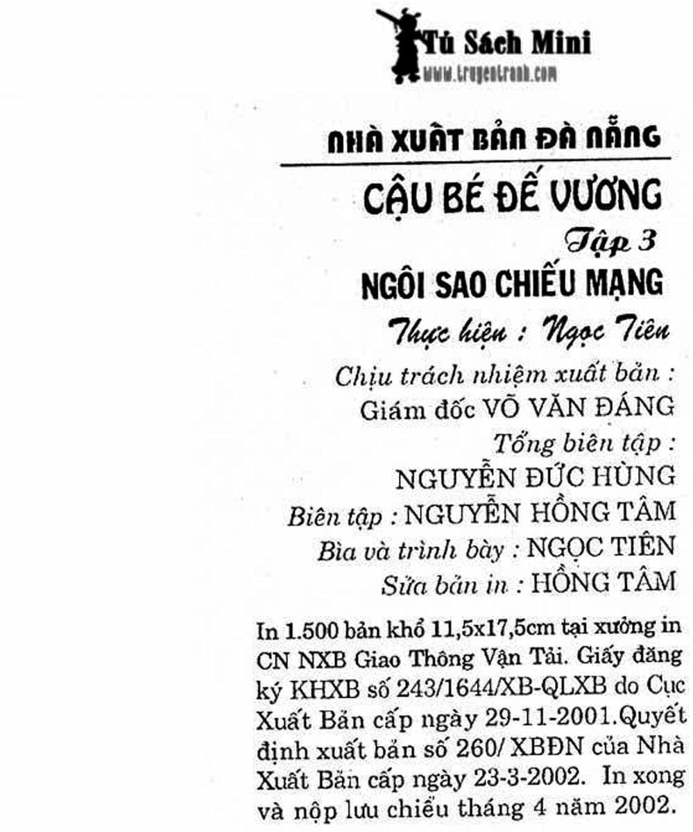 Truyện Tranh Cậu Bé Đế Vương trang 5