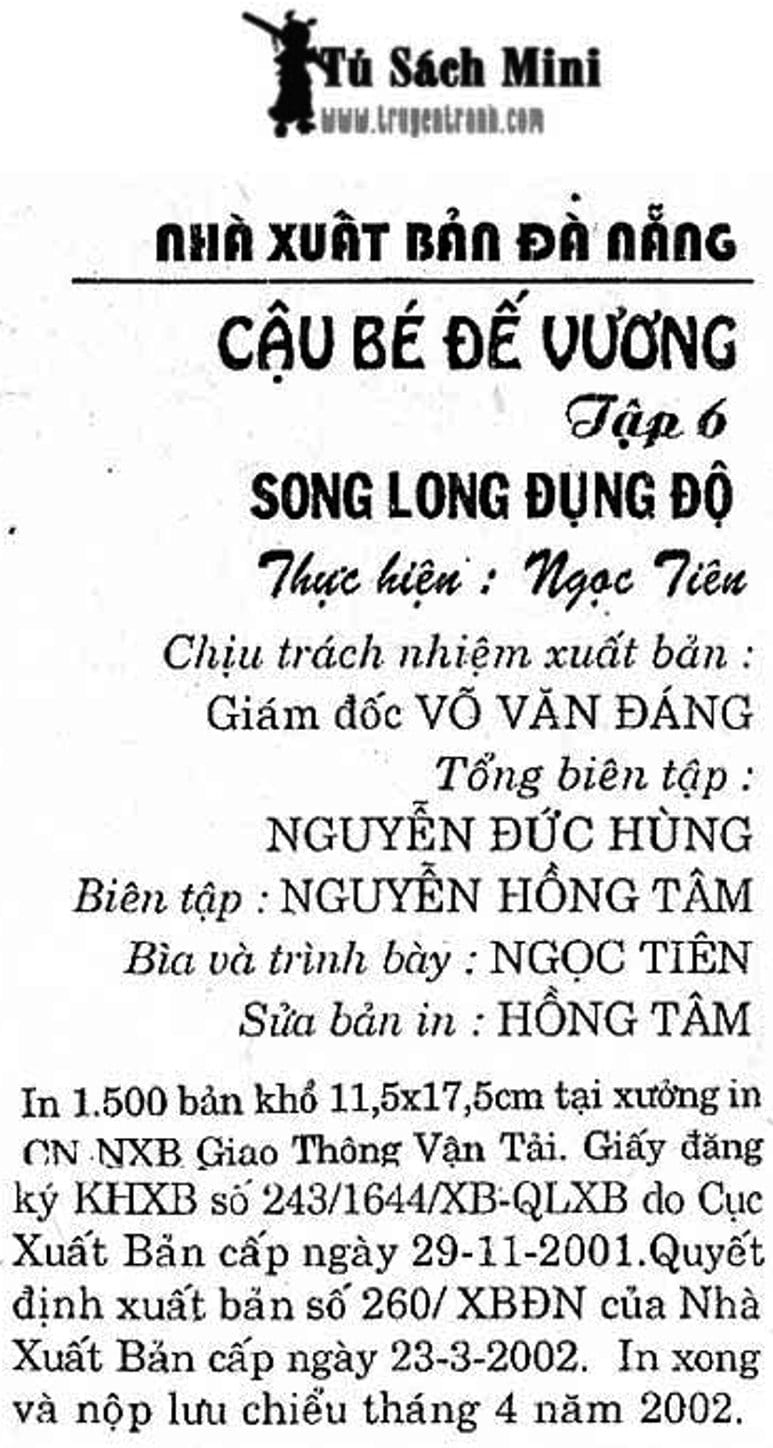 Truyện Tranh Cậu Bé Đế Vương trang 5