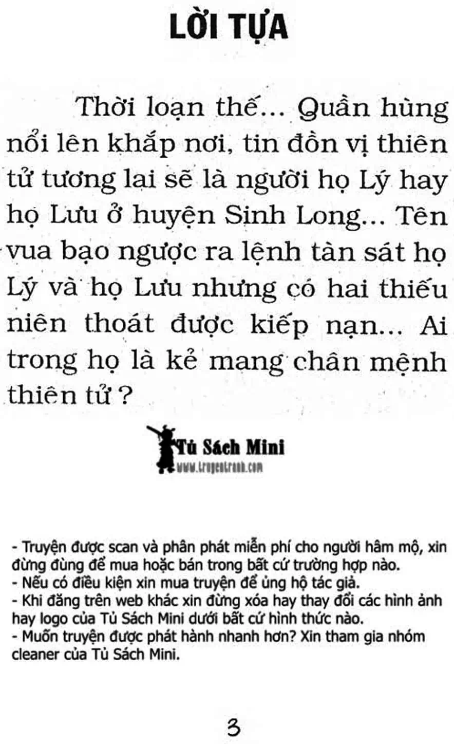 Truyện Tranh Cậu Bé Đế Vương trang 5