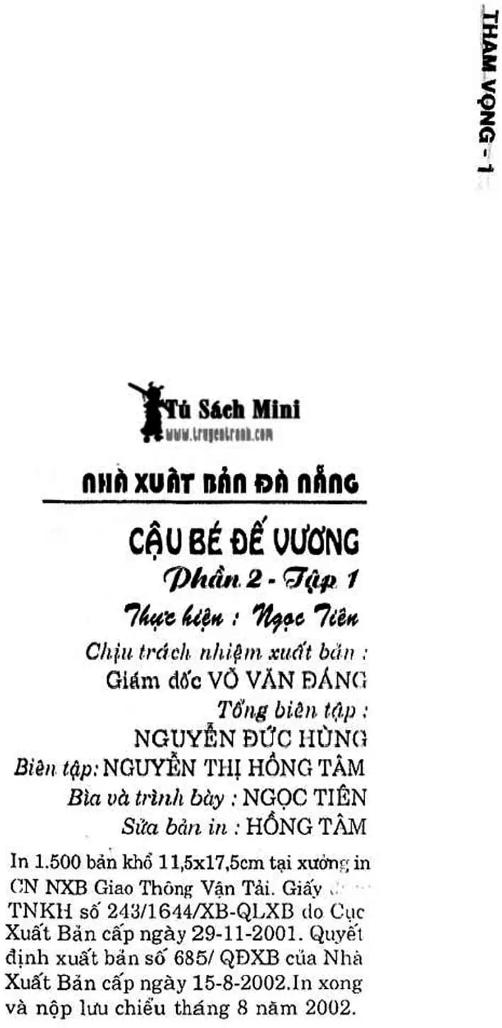 Truyện Tranh Cậu Bé Đế Vương trang 5