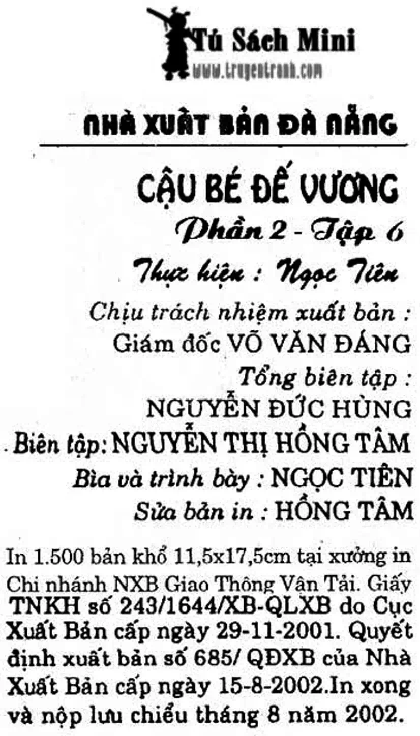 Truyện Tranh Cậu Bé Đế Vương trang 5