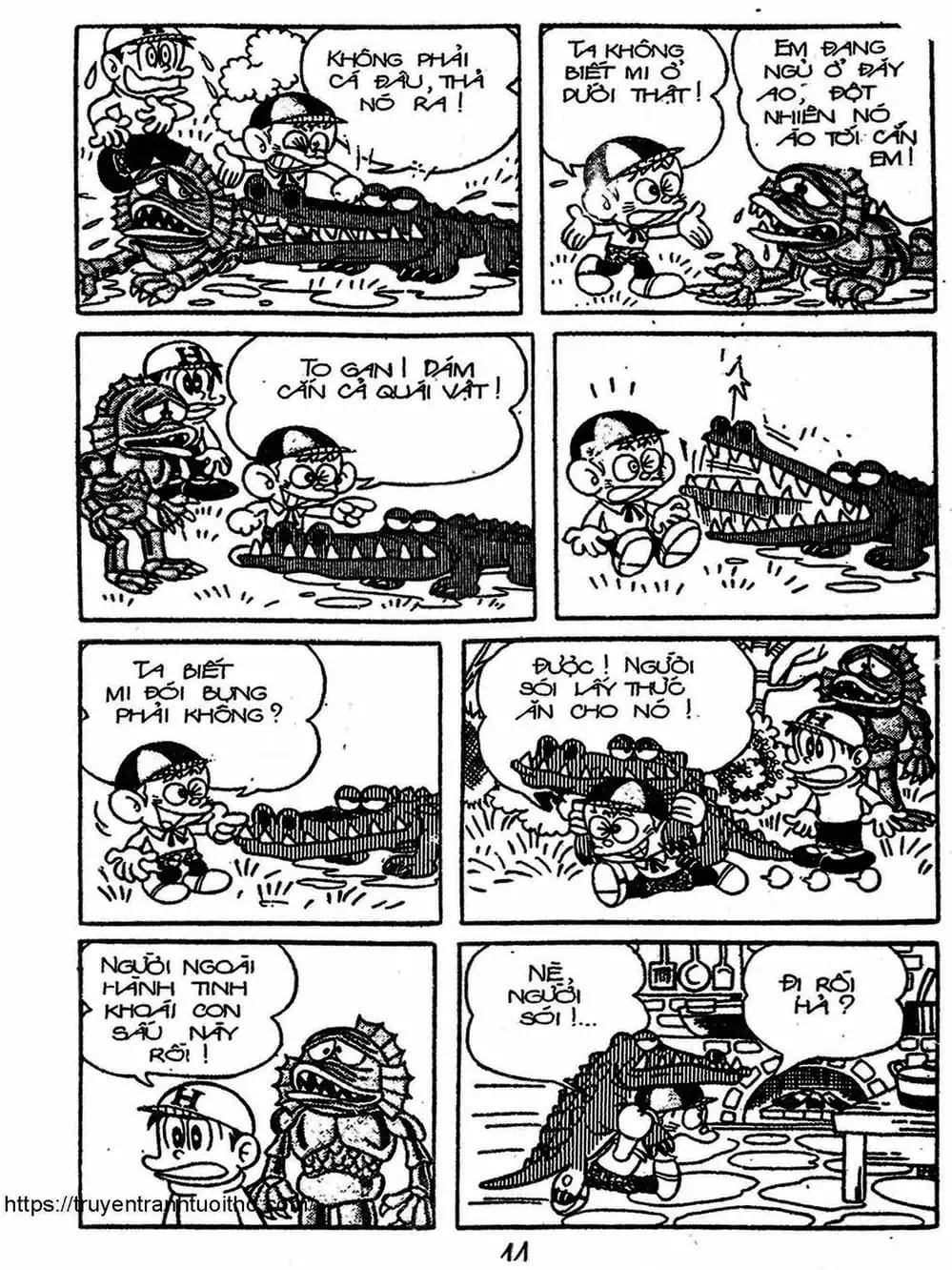 Truyện Tranh Cậu Bé Ngoài Hành Tinh - Kaibutsu Kun trang 4