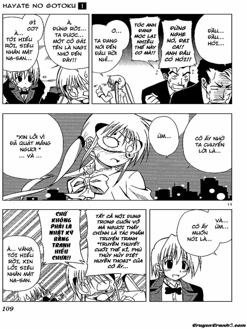 Truyện Tranh Chàng Quản Gia - Hayate No Gotoku trang 4