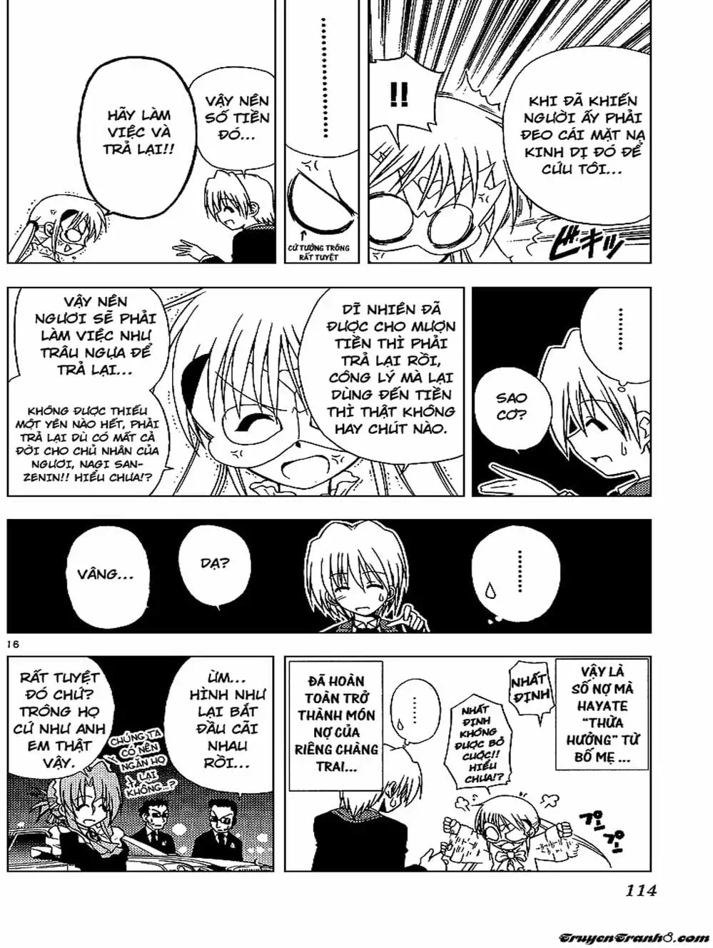 Truyện Tranh Chàng Quản Gia - Hayate No Gotoku trang 4