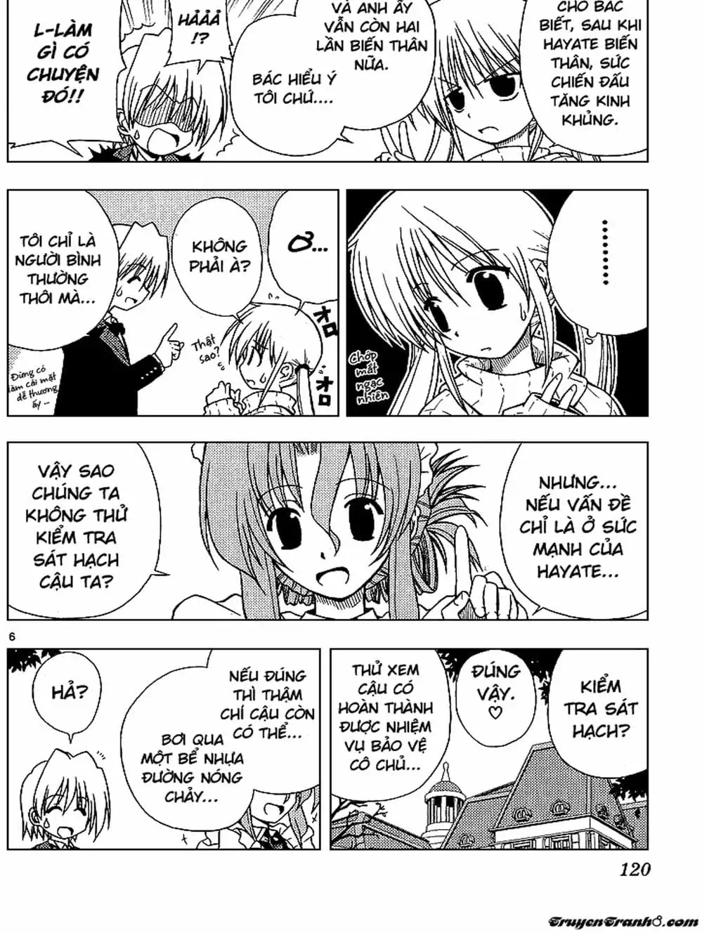 Truyện Tranh Chàng Quản Gia - Hayate No Gotoku trang 4