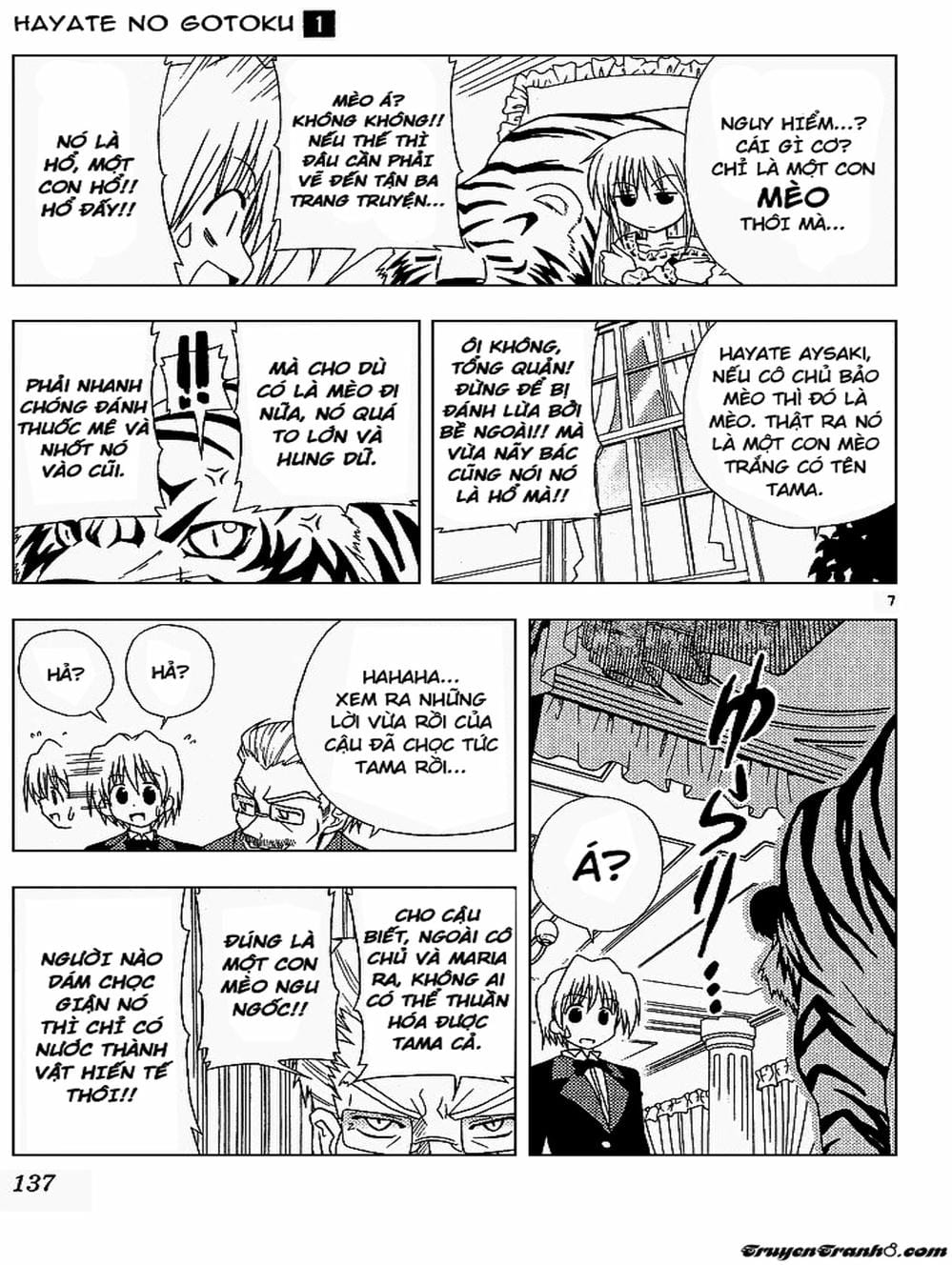 Truyện Tranh Chàng Quản Gia - Hayate No Gotoku trang 4