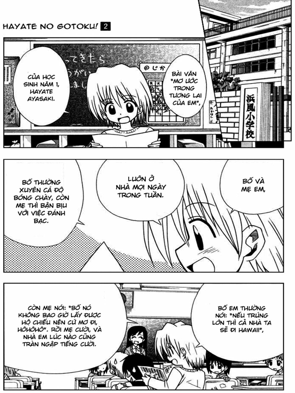 Truyện Tranh Chàng Quản Gia - Hayate No Gotoku trang 4