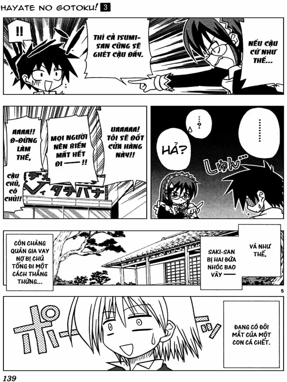 Truyện Tranh Chàng Quản Gia - Hayate No Gotoku trang 4