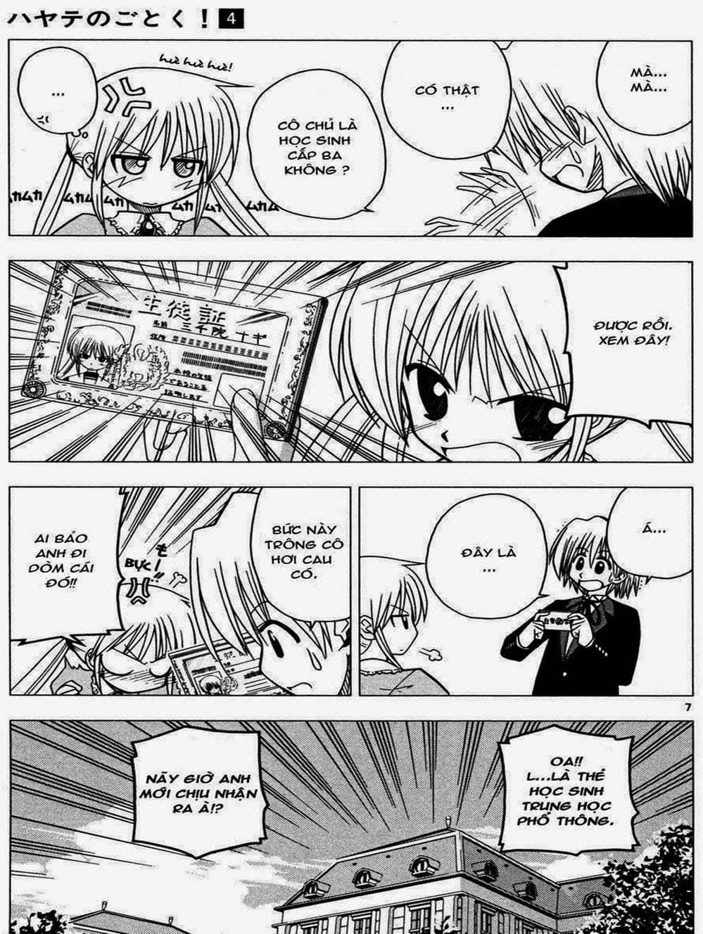 Truyện Tranh Chàng Quản Gia - Hayate No Gotoku trang 4