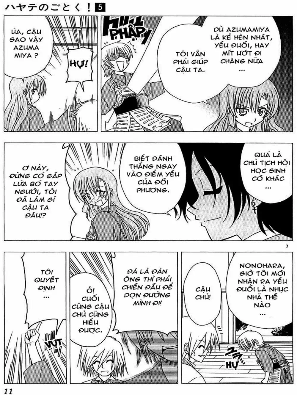 Truyện Tranh Chàng Quản Gia - Hayate No Gotoku trang 4