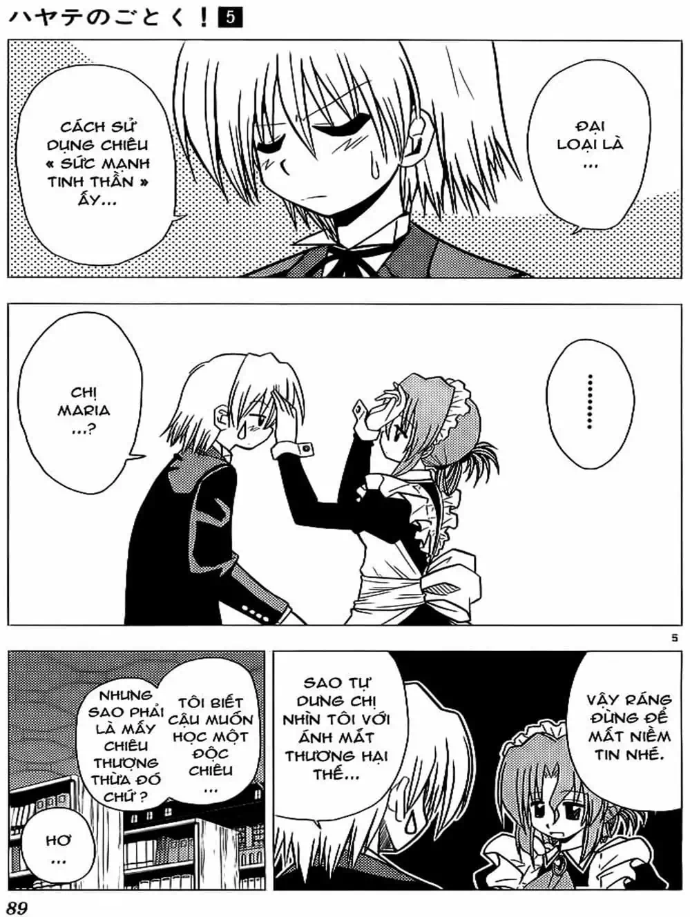 Truyện Tranh Chàng Quản Gia - Hayate No Gotoku trang 4