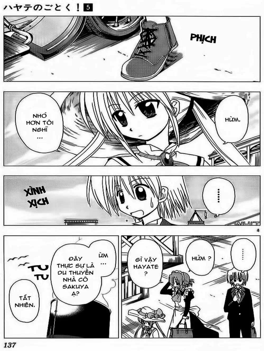 Truyện Tranh Chàng Quản Gia - Hayate No Gotoku trang 4