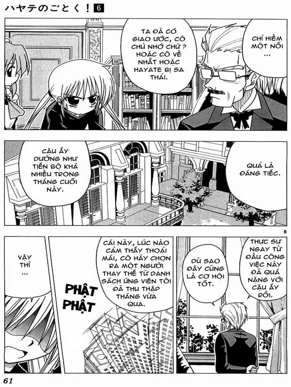 Truyện Tranh Chàng Quản Gia - Hayate No Gotoku trang 4