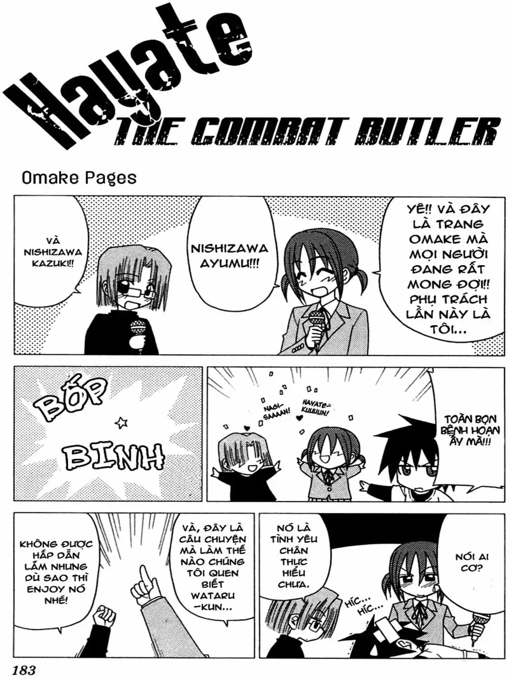 Truyện Tranh Chàng Quản Gia - Hayate No Gotoku trang 4