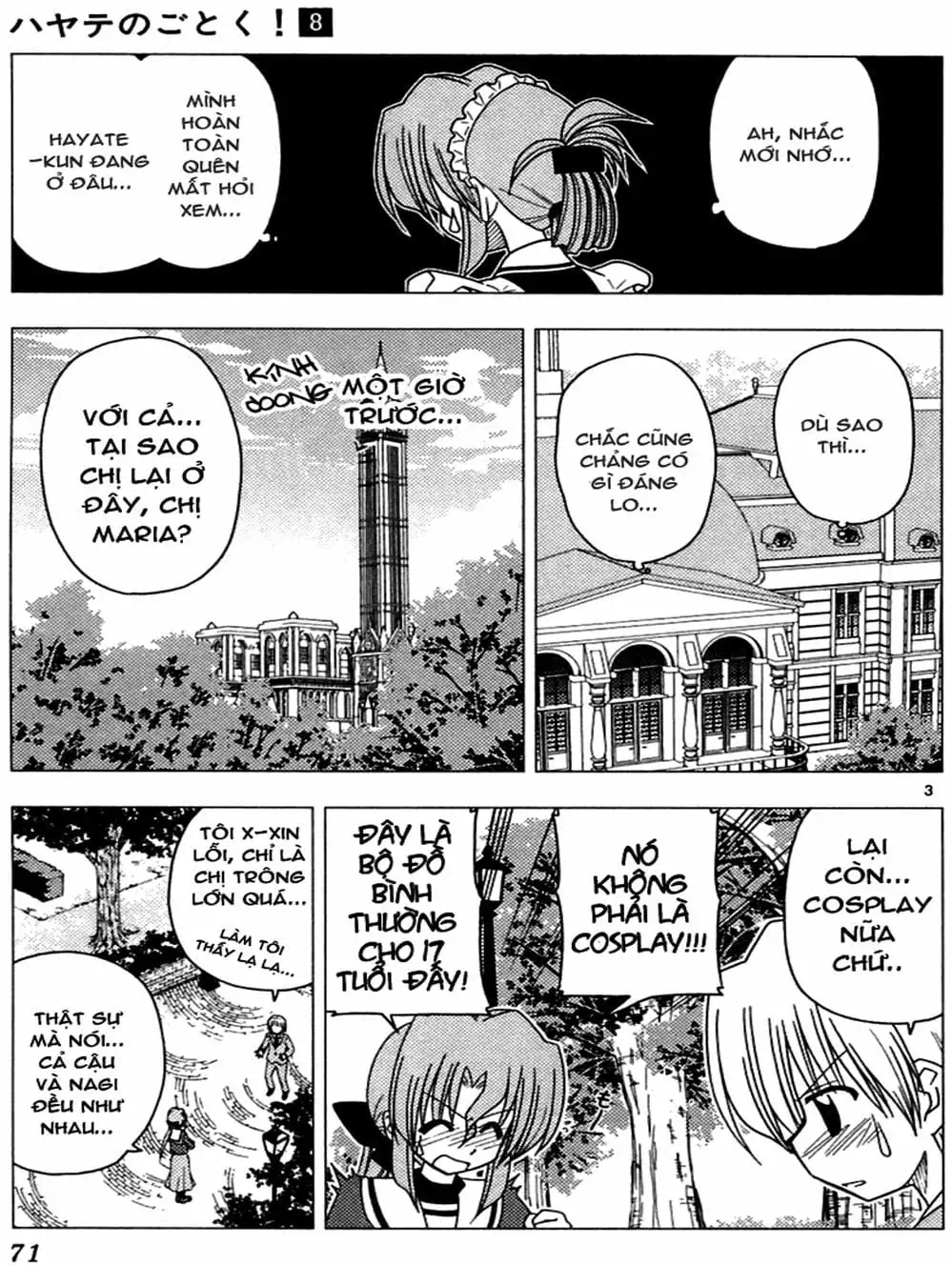 Truyện Tranh Chàng Quản Gia - Hayate No Gotoku trang 4