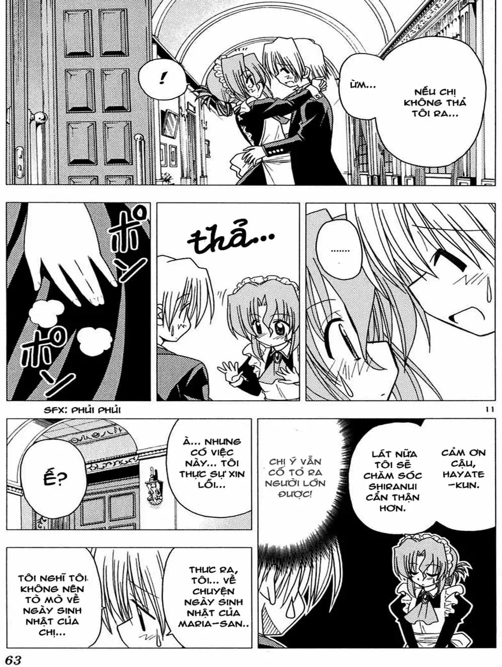 Truyện Tranh Chàng Quản Gia - Hayate No Gotoku trang 4