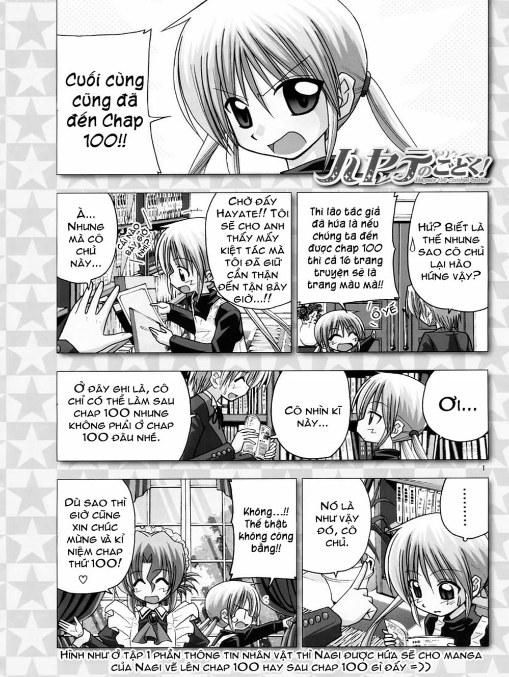 Truyện Tranh Chàng Quản Gia - Hayate No Gotoku trang 4