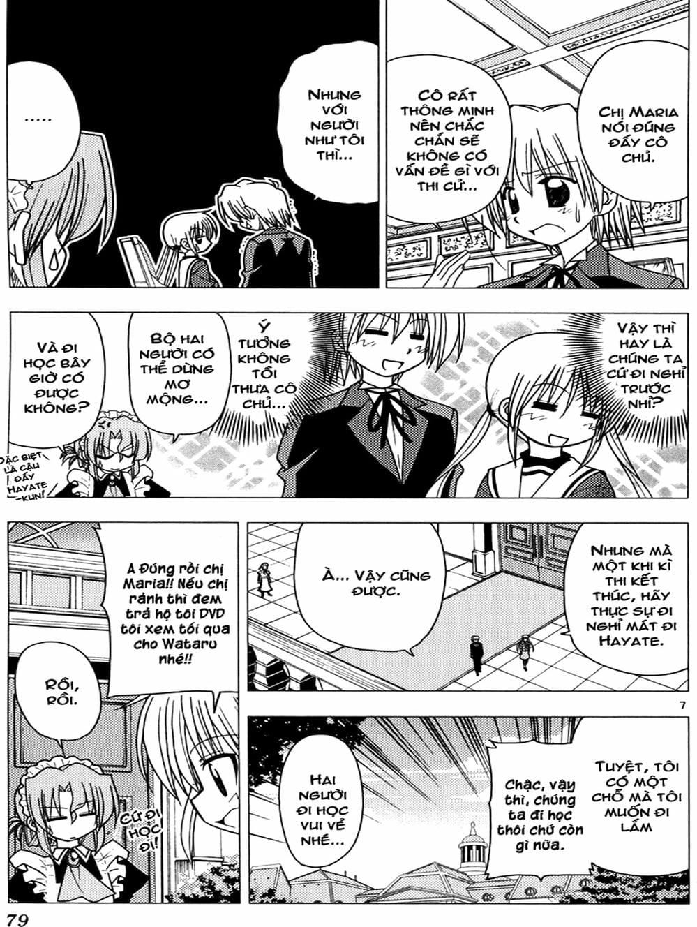 Truyện Tranh Chàng Quản Gia - Hayate No Gotoku trang 4