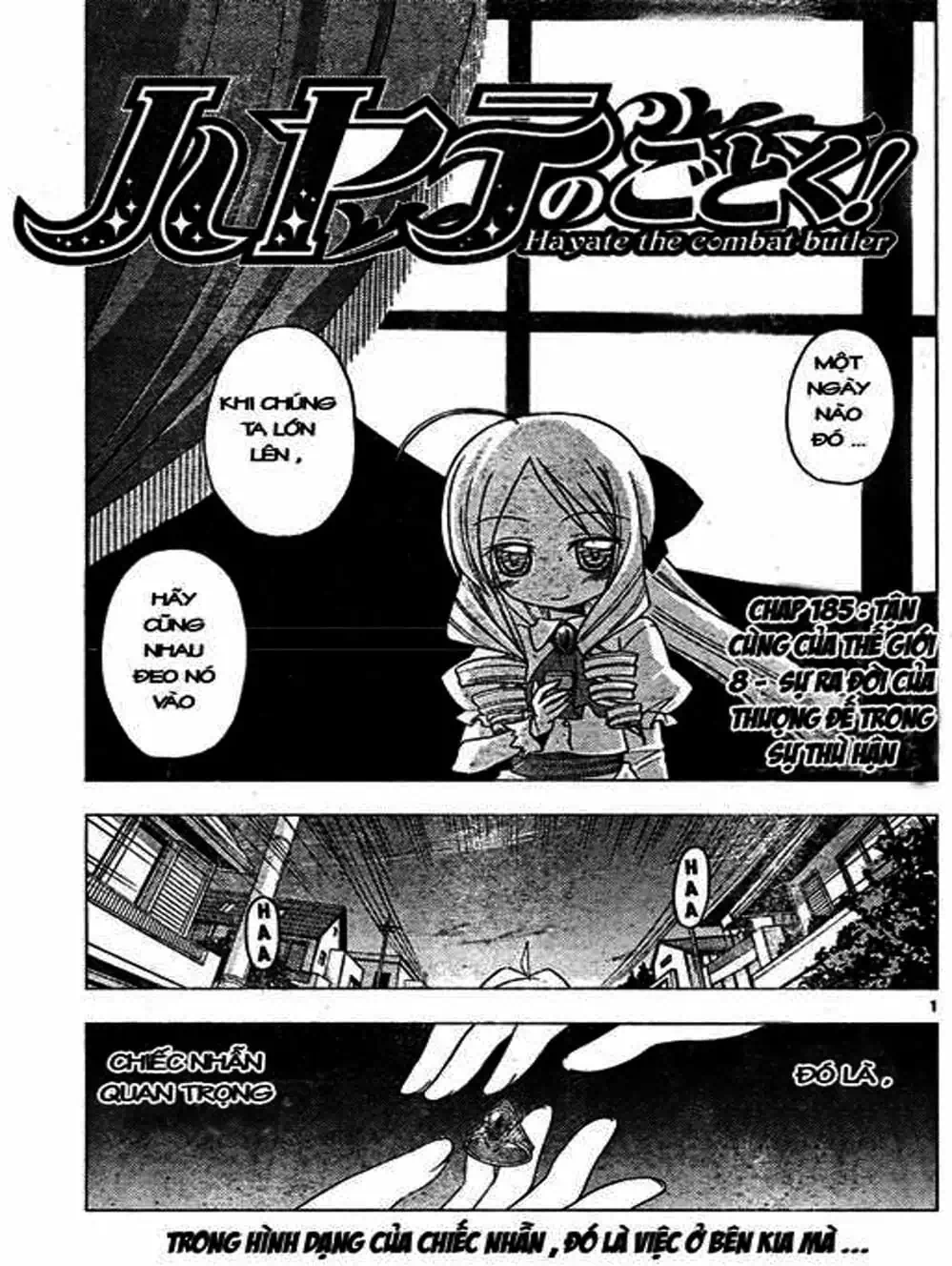 Truyện Tranh Chàng Quản Gia - Hayate No Gotoku trang 4