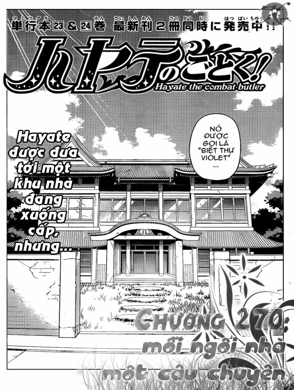 Truyện Tranh Chàng Quản Gia - Hayate No Gotoku trang 4