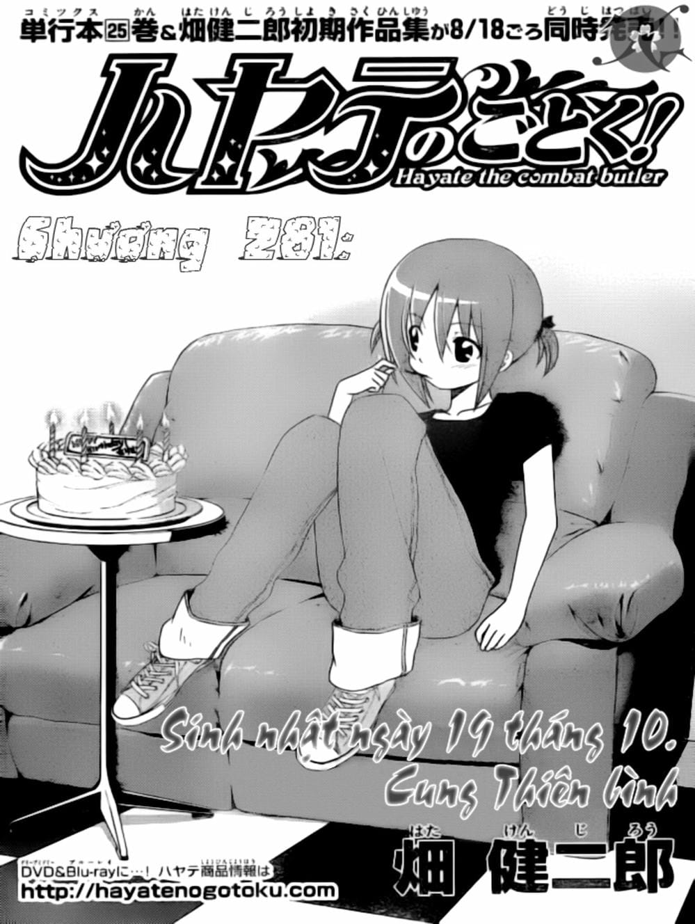 Truyện Tranh Chàng Quản Gia - Hayate No Gotoku trang 4