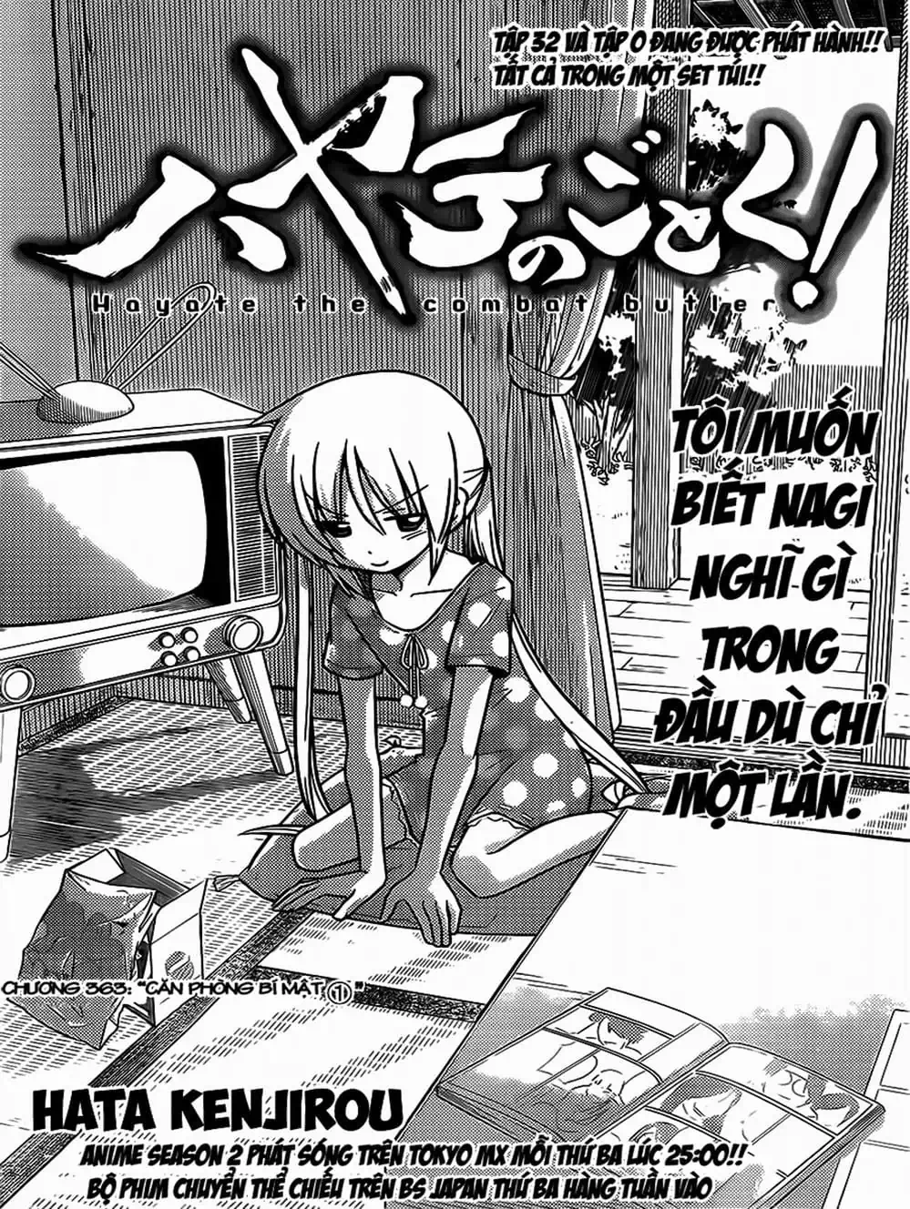 Truyện Tranh Chàng Quản Gia - Hayate No Gotoku trang 4