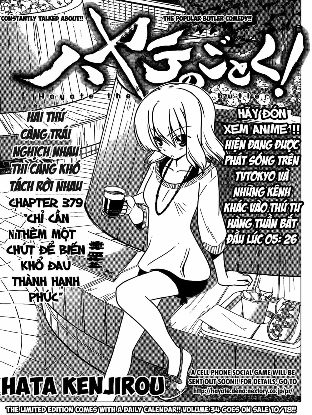 Truyện Tranh Chàng Quản Gia - Hayate No Gotoku trang 4