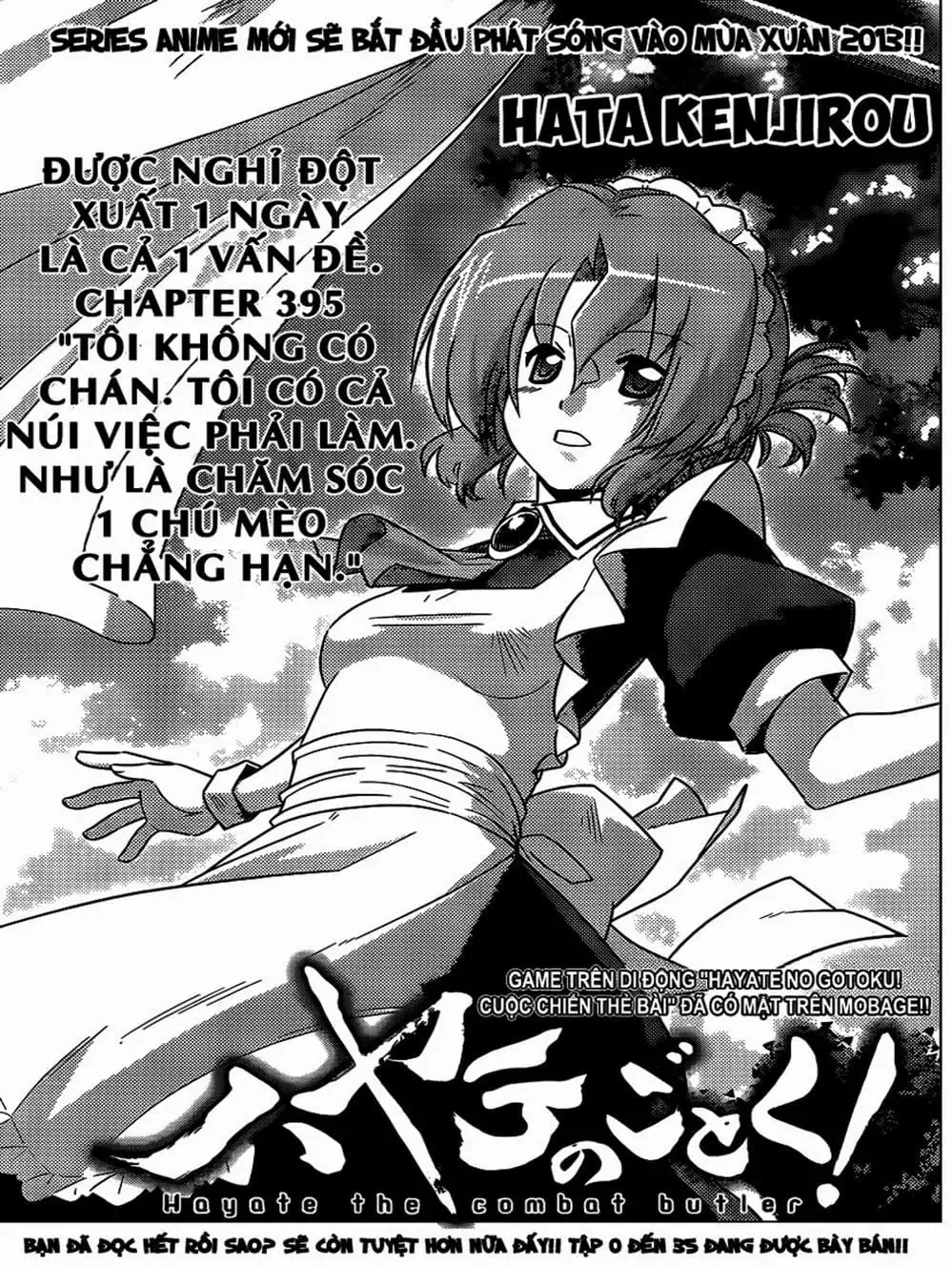 Truyện Tranh Chàng Quản Gia - Hayate No Gotoku trang 4