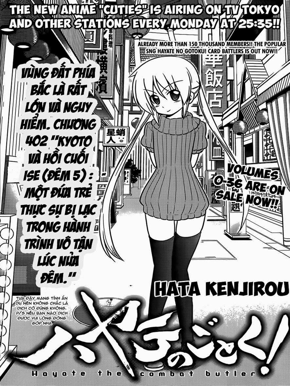 Truyện Tranh Chàng Quản Gia - Hayate No Gotoku trang 4