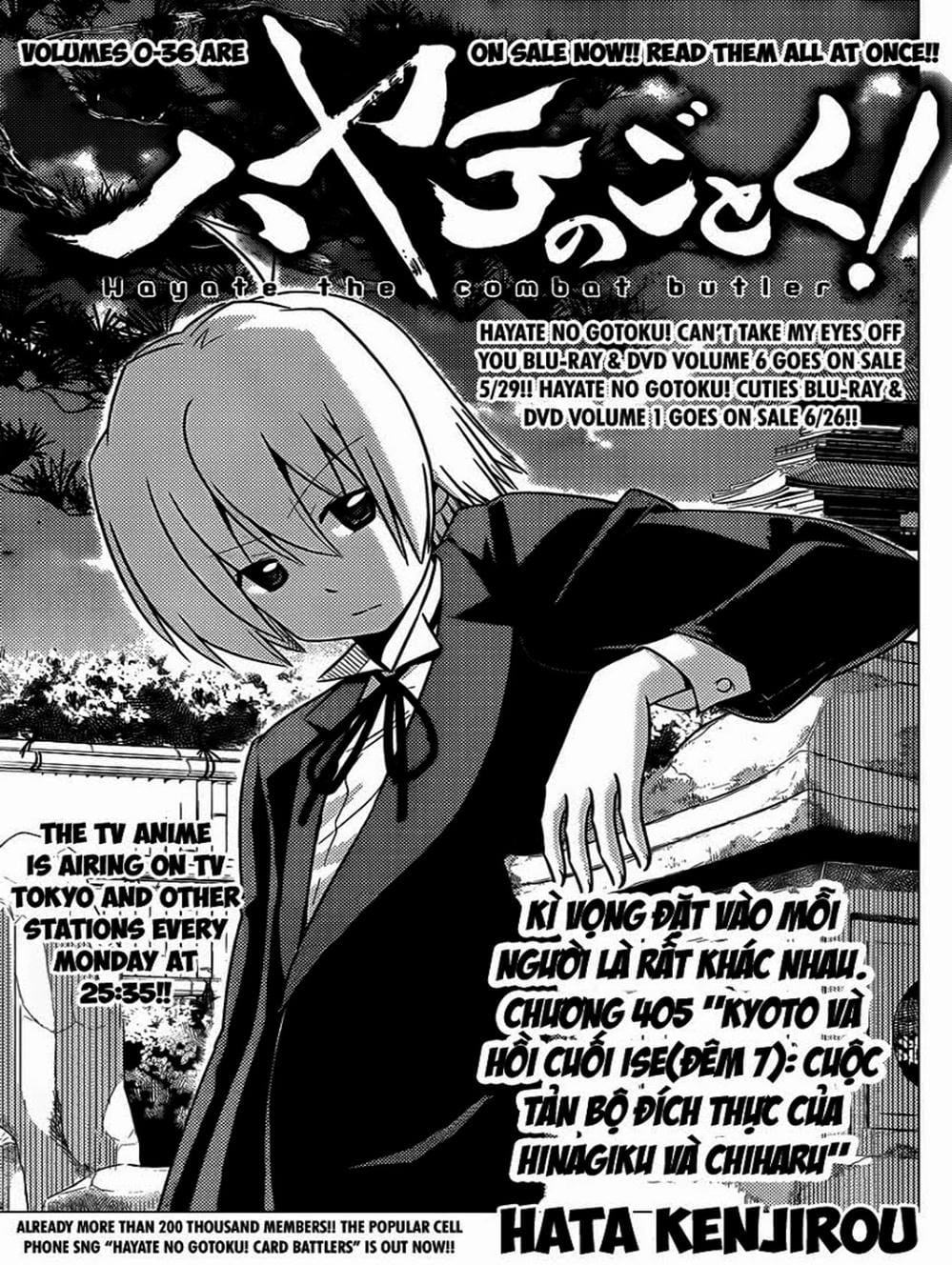 Truyện Tranh Chàng Quản Gia - Hayate No Gotoku trang 4