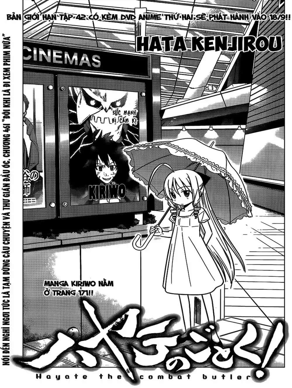 Truyện Tranh Chàng Quản Gia - Hayate No Gotoku trang 4