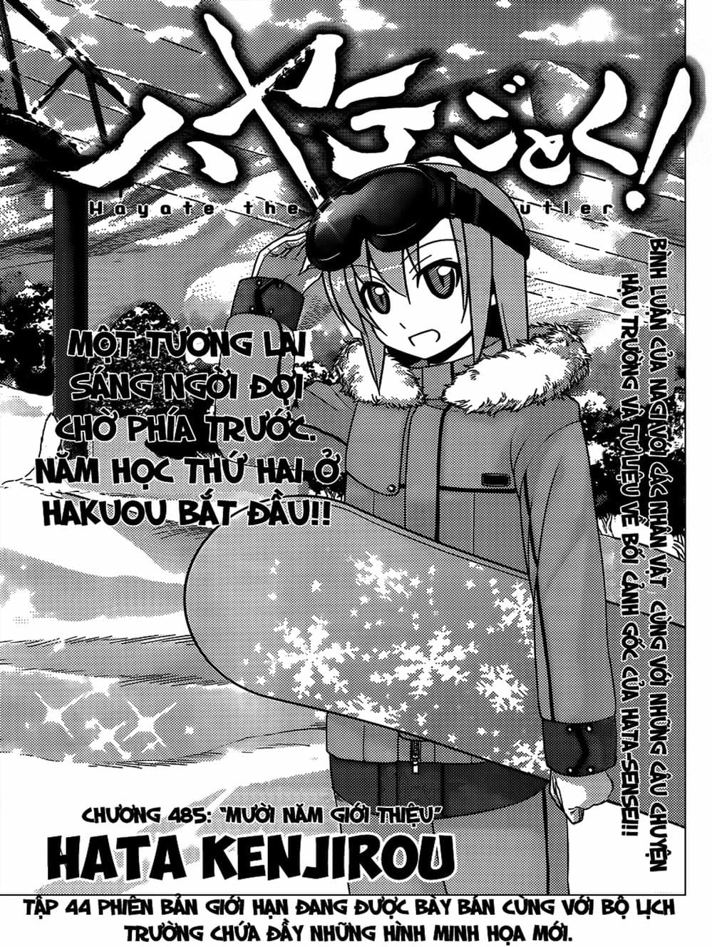 Truyện Tranh Chàng Quản Gia - Hayate No Gotoku trang 4