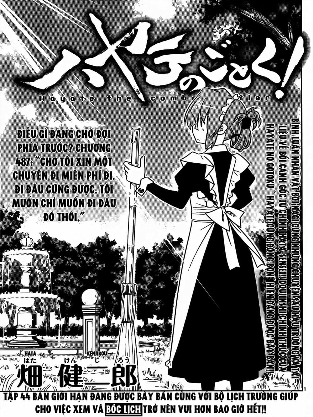 Truyện Tranh Chàng Quản Gia - Hayate No Gotoku trang 4