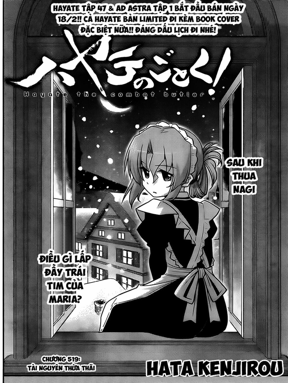 Truyện Tranh Chàng Quản Gia - Hayate No Gotoku trang 4