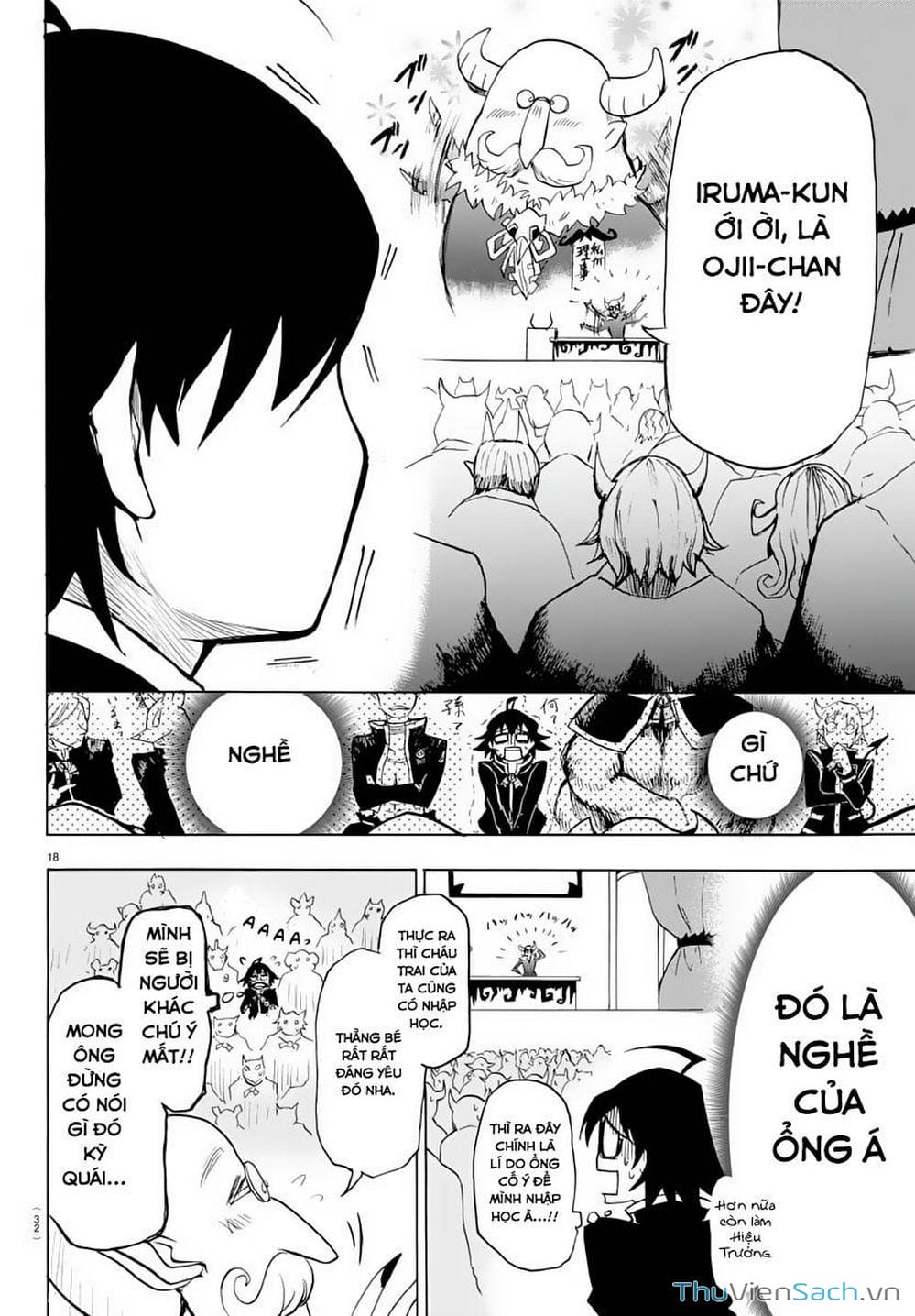 Truyện Tranh Chào Mừng Cậu Đến Trường Iruma-Kun trang 7