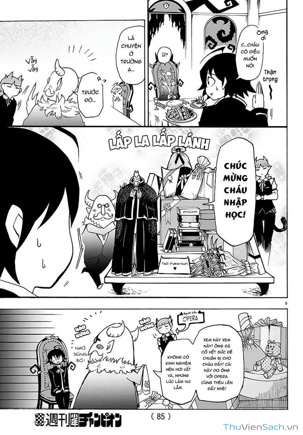 Truyện Tranh Chào Mừng Cậu Đến Trường Iruma-Kun trang 7