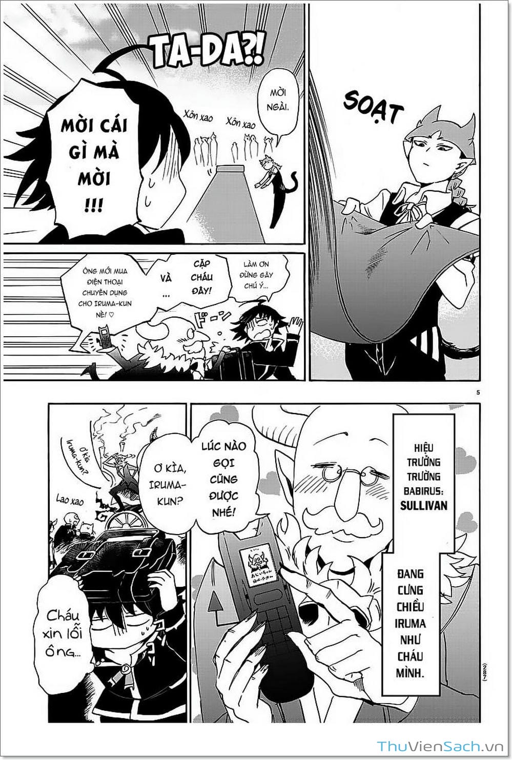 Truyện Tranh Chào Mừng Cậu Đến Trường Iruma-Kun trang 7