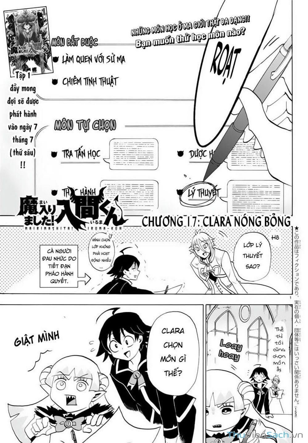 Truyện Tranh Chào Mừng Cậu Đến Trường Iruma-Kun trang 7