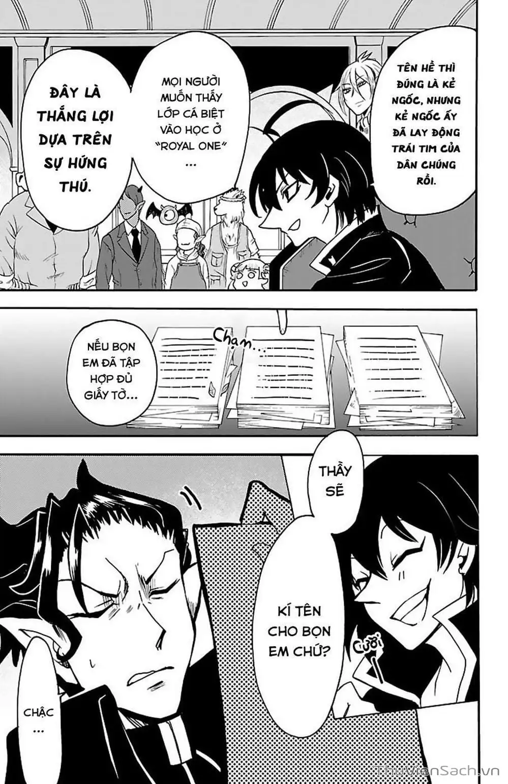 Truyện Tranh Chào Mừng Cậu Đến Trường Iruma-Kun trang 7