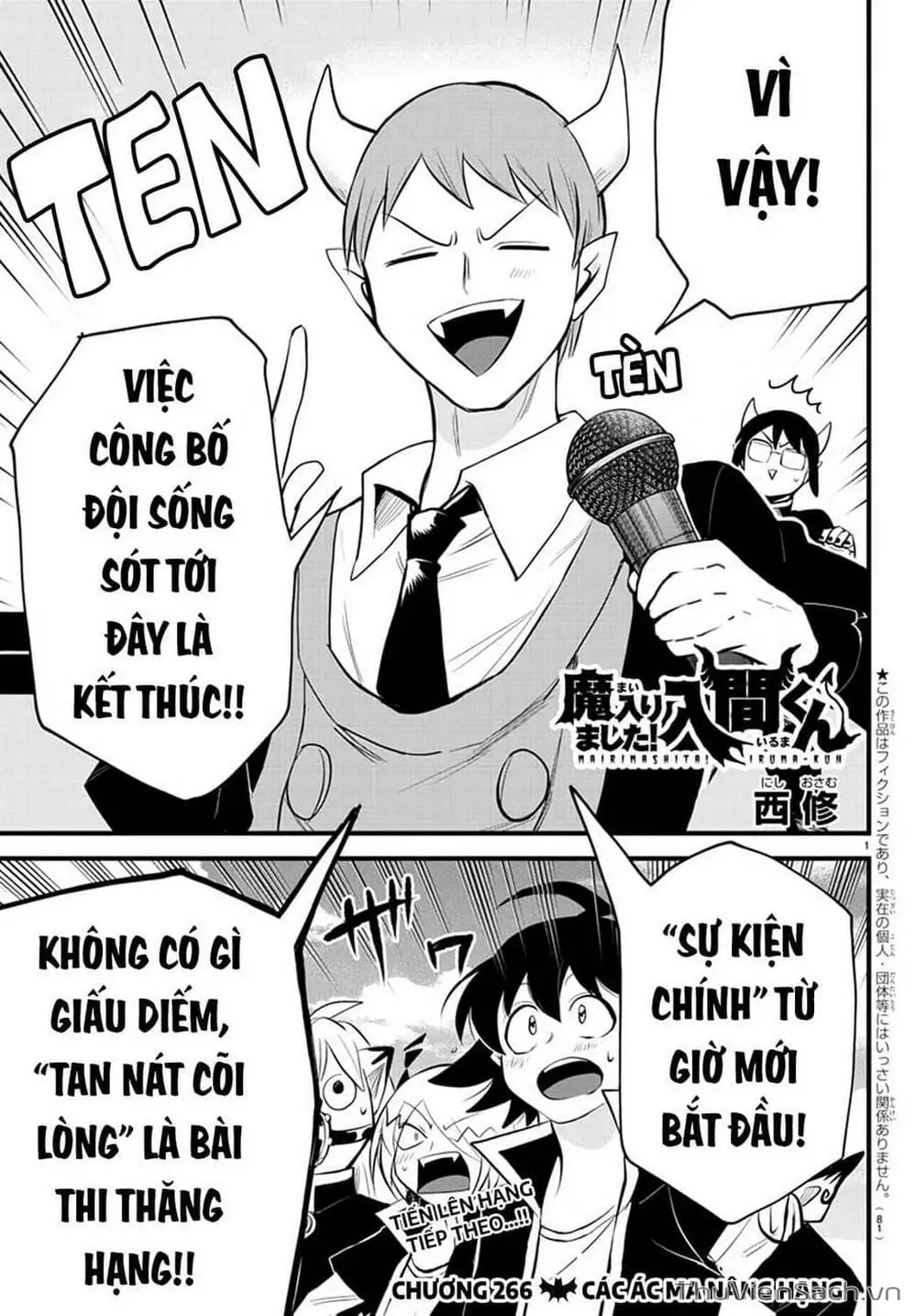 Truyện Tranh Chào Mừng Cậu Đến Trường Iruma-Kun trang 7