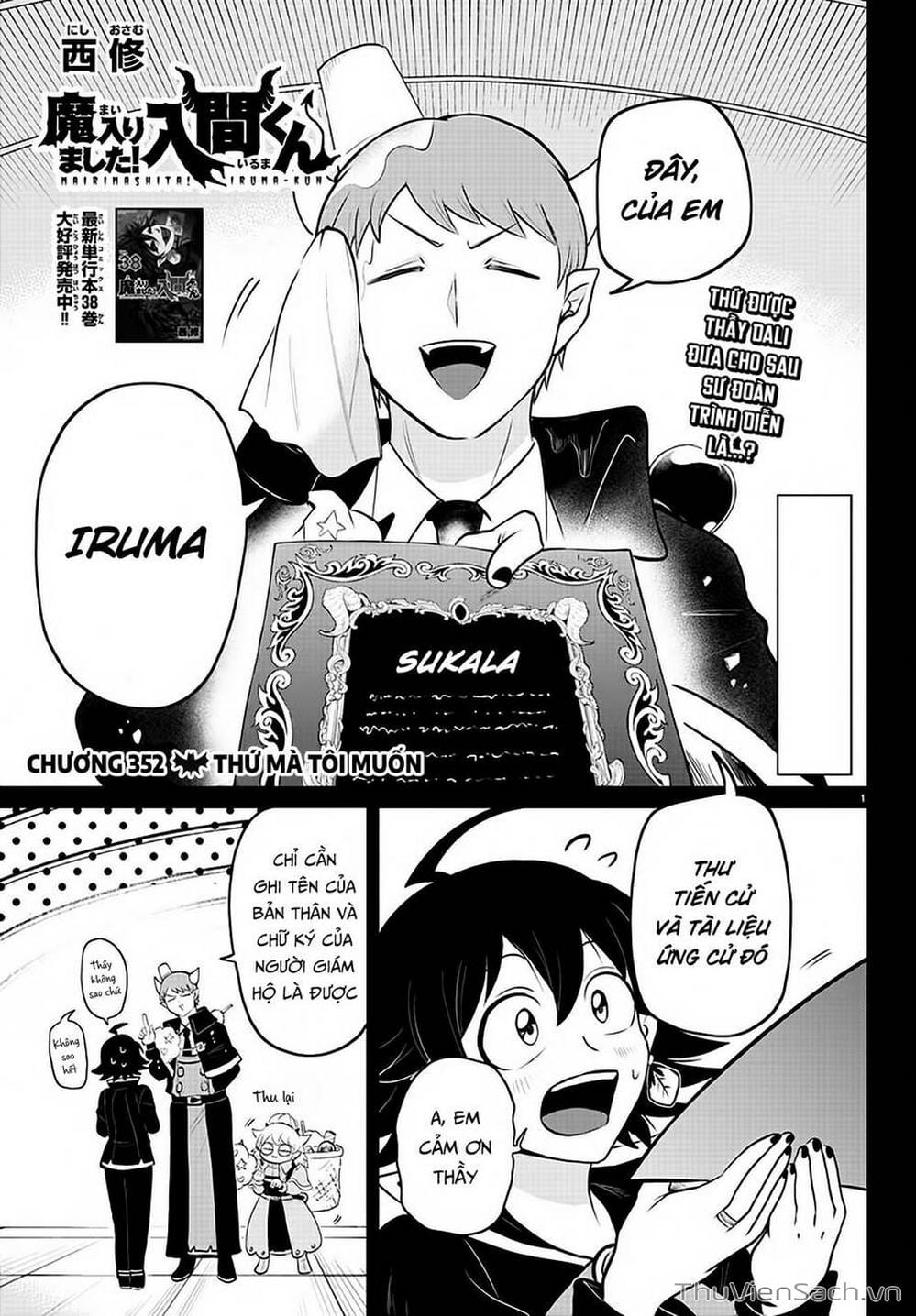 Truyện Tranh Chào Mừng Cậu Đến Trường Iruma-Kun trang 7