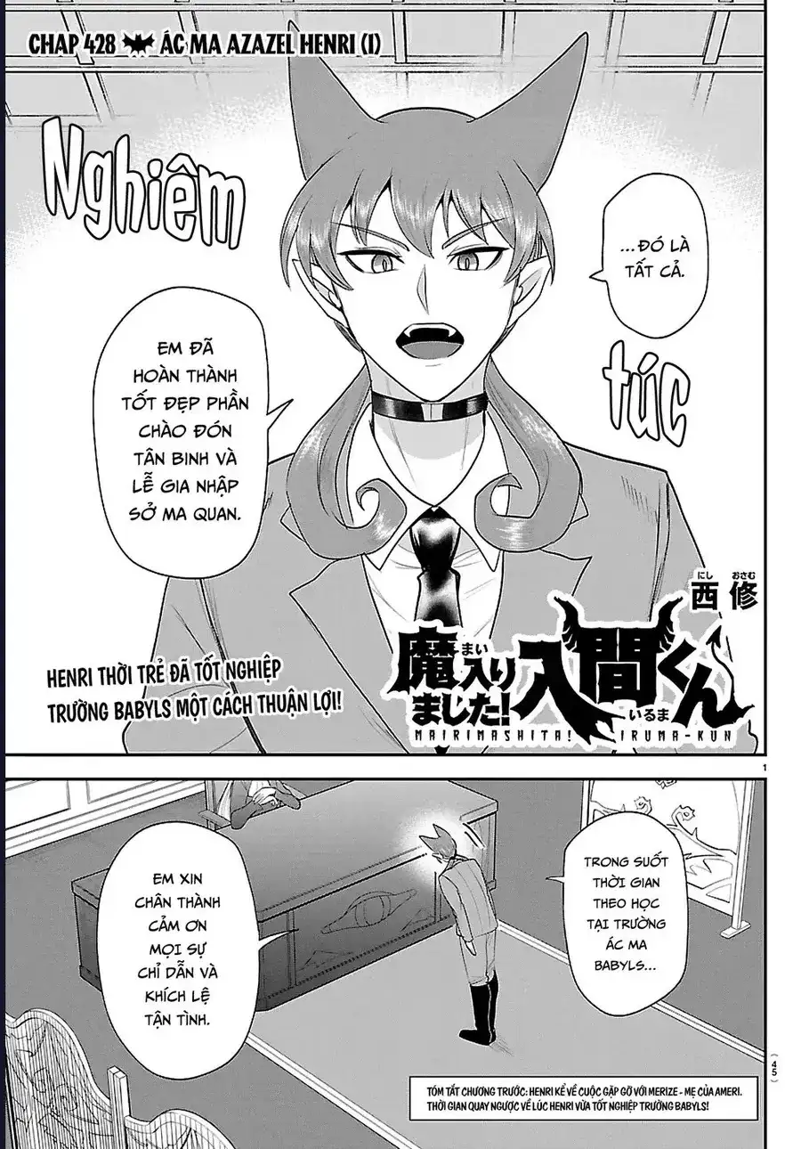 Truyện Tranh Chào Mừng Cậu Đến Trường Iruma-Kun trang 7