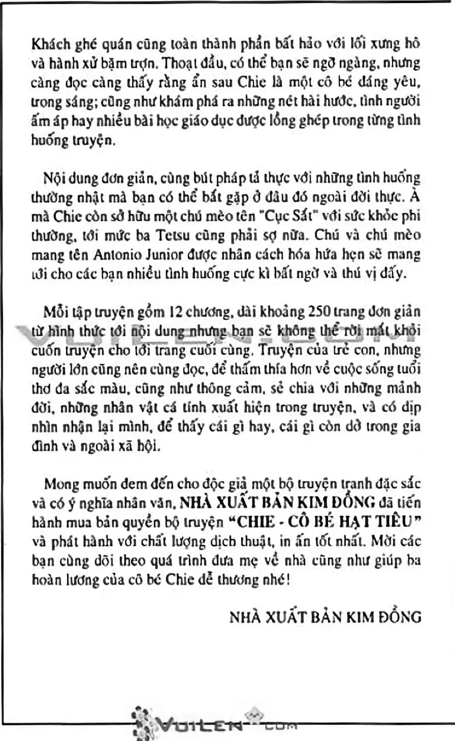Truyện Tranh Chie - Cô Bé Hạt Tiêu trang 2