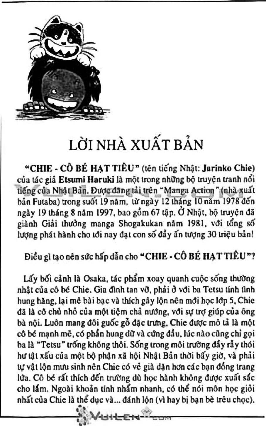 Truyện Tranh Chie - Cô Bé Hạt Tiêu trang 2